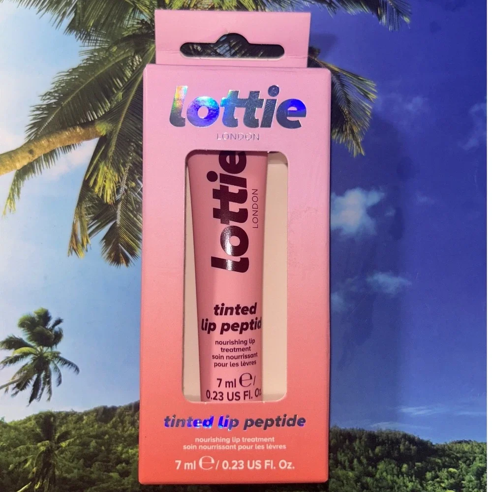 Lottie London Tinted Lip Peptide Nourishing Lip Treatment Cotton Candy New